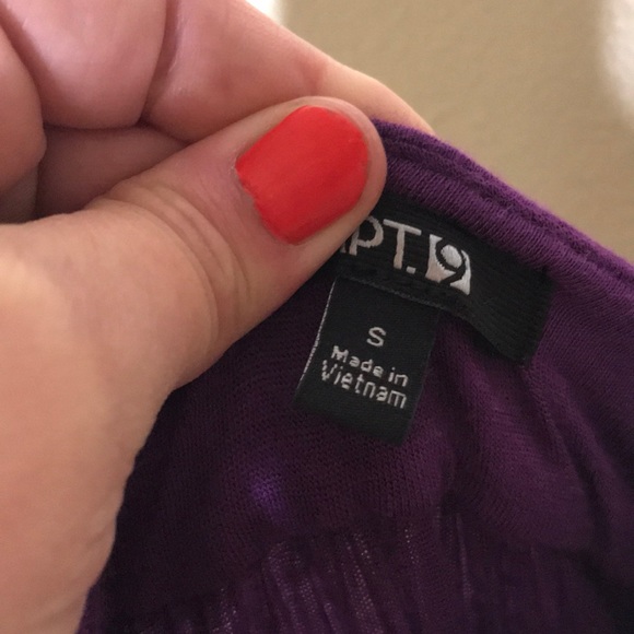 Summer Light Weight Purple Summer Dress Size M - Picture 5 of 7